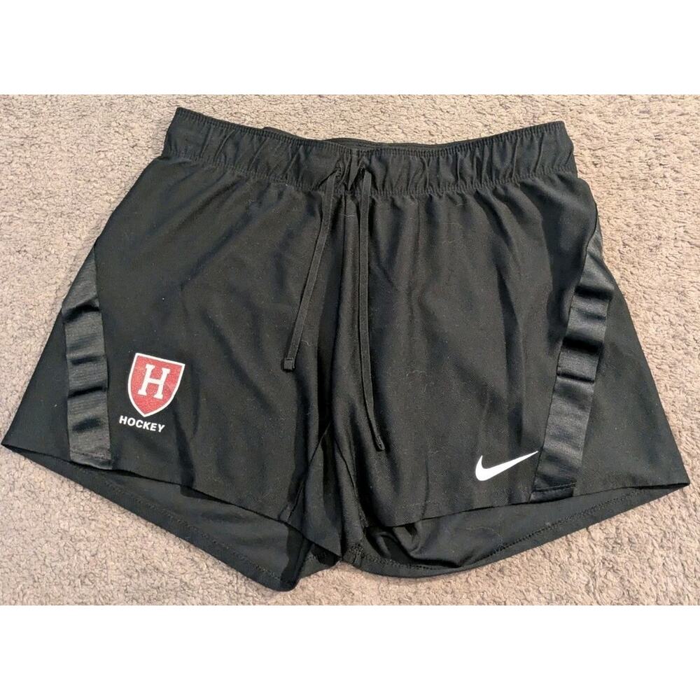 Nike Dri-Fit Harvard Crimson Ice Hockey Black Shorts CJ1786-010 Women's S